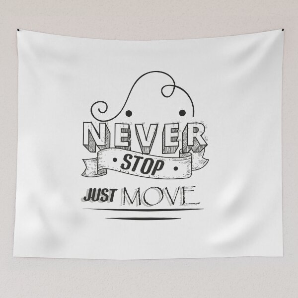Item preview,  Never stop just move,Funny word ,Gift for man and women, Funny sport designed and sold by aydidi.