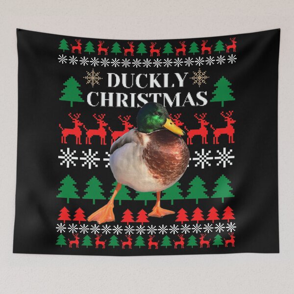 Item preview, Duckly Christmas sweater designed and sold by ShirtVibes.