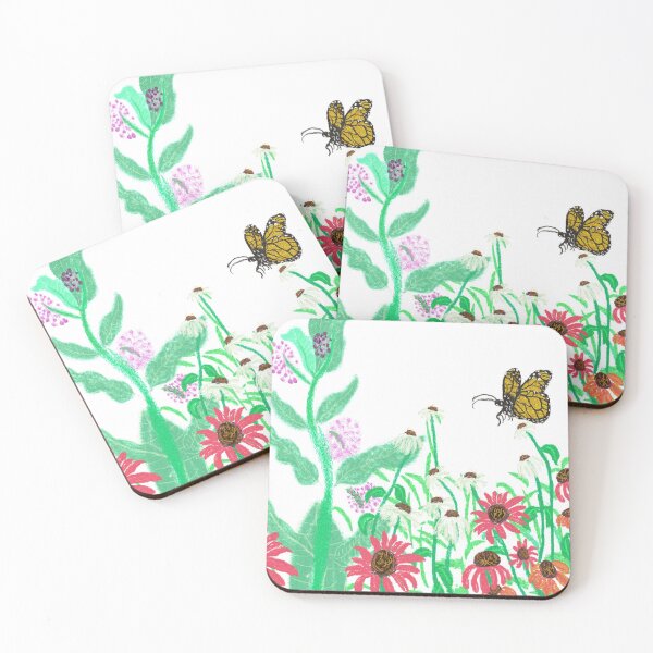 Item preview, Echinacea field  designed and sold by NatureDesigned.