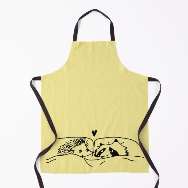 Item preview, hedgehog and raccoon drawing  designed and sold by dora6.