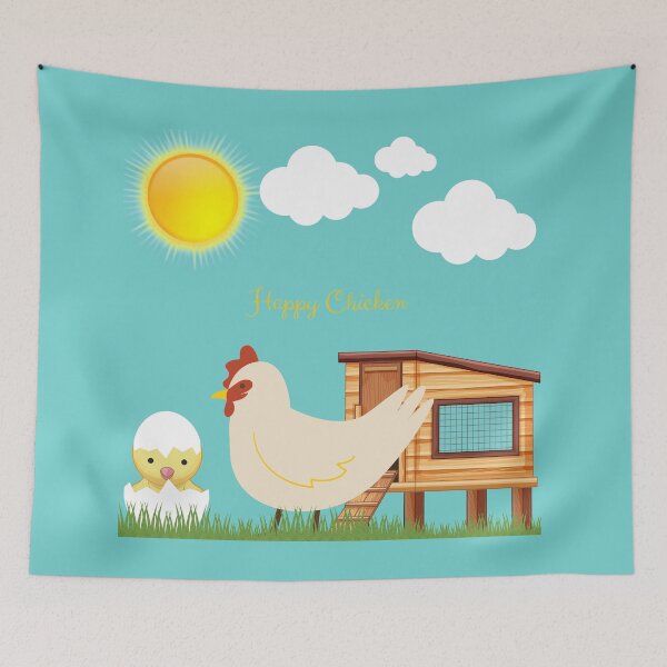Item preview, Happy Chicken designed and sold by trendingatees.