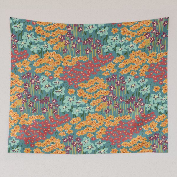 Item preview, Abstract Groovy Florals designed and sold by nouveaudecor.