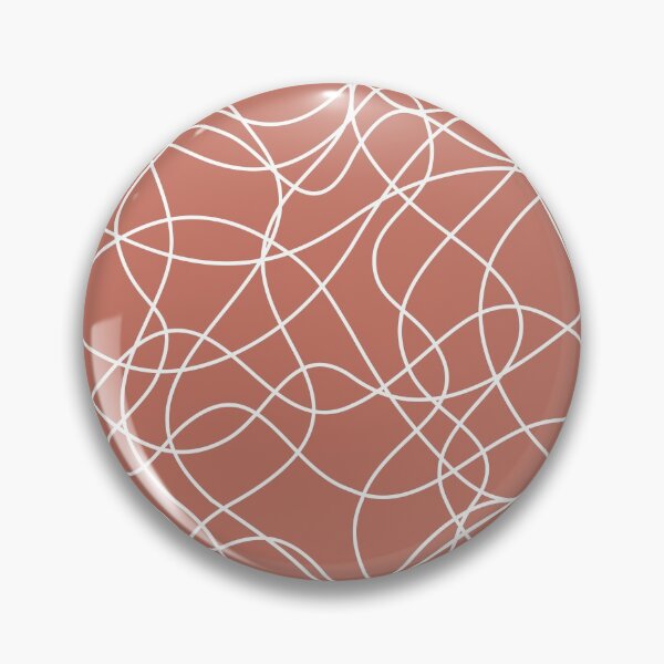 Item preview, Pink and White Scribble Hand Drawn Mosaic Pattern Pairs Dulux 2022 Popular Colour Blood Orange - Color Trends designed and sold by ColorOfTheYears.