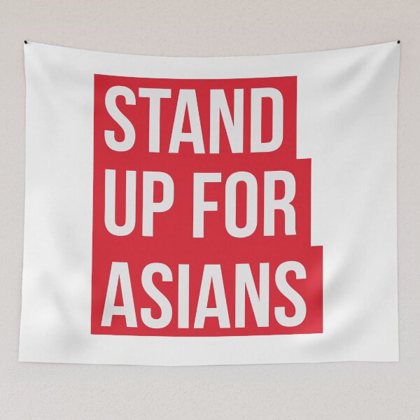 Item preview, Stand Up For Asians End Racism Stop Discrimination designed and sold by StickerbashCo.