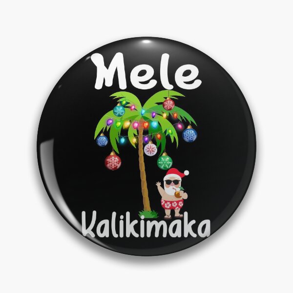 Item preview, Mele Kalikimaka - Christmas Beach - Hawaiian Santa Christmas designed and sold by TravelHappiness.