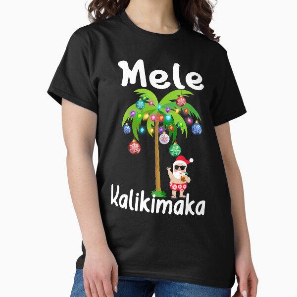 Artikel-Vorschau von Mele Kalikimaka – Weihnachtsstrand – hawaiianisches Weihnachtsmann-Weihnachten, designt und verkauft von TravelHappiness.