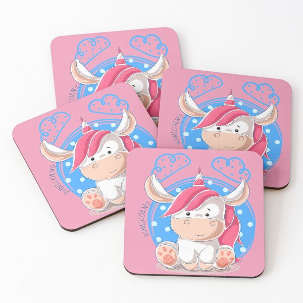 Item preview,  Qute unicorn with stars pattern  designed and sold by urban-color.