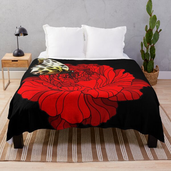 Item preview, black of Butterfly on rose designed and sold by Cassandra6193.