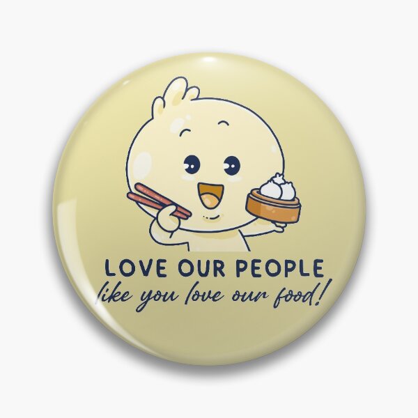 Item preview, Love Our People Like You Love Our Food Stop Asian Hate designed and sold by StickerbashCo.