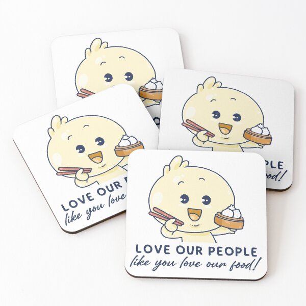 Item preview, Love Our People Like You Love Our Food Stop Asian Hate designed and sold by StickerbashCo.