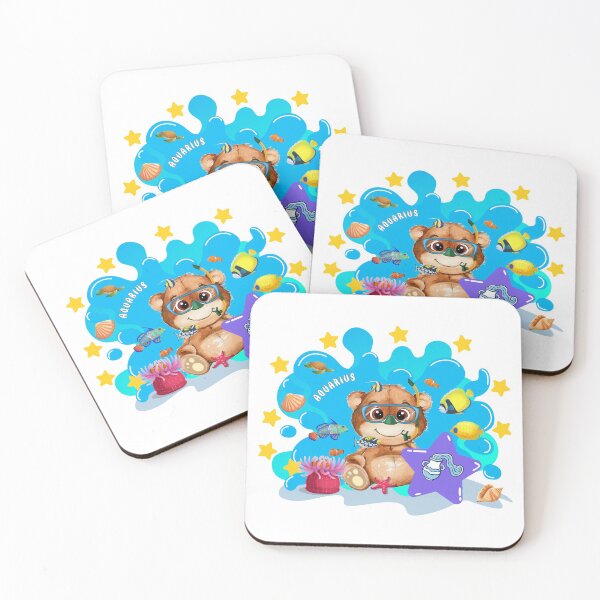 Item preview, Aquarius zodiac sign for children and babies designed and sold by MartinEngel.