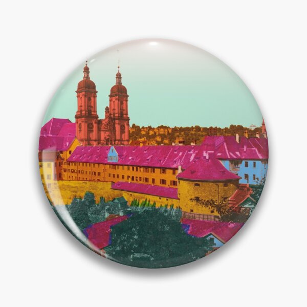 Item preview, vintage St. Gallen Monastery, skyline Switzerland designed and sold by Mauswohn.