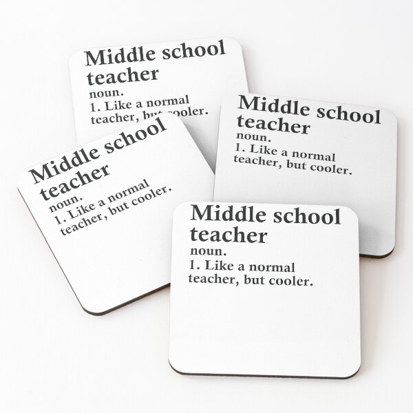 Item preview, Middle School Teacher Definition designed and sold by woodesigner.