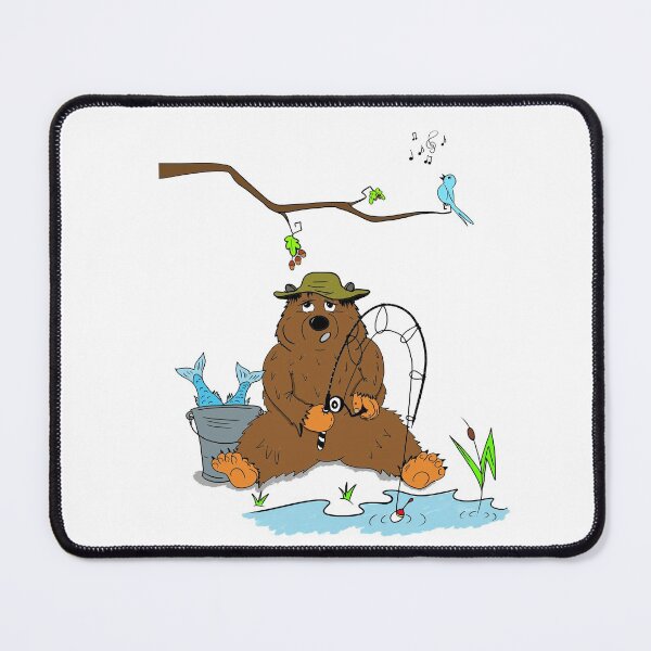 Item preview, the fishing bear designed and sold by Viorel Moraru.