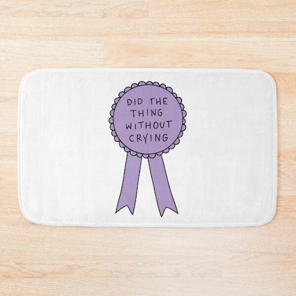 Item preview, Did The Thing Without Crying designed and sold by Me And The Moon.