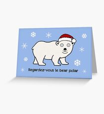 Cabin Pressure Christmas card: Polar Bear Greeting Card