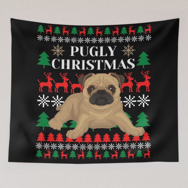 Item preview, Pugly Christmas sweater designed and sold by ShirtVibes.
