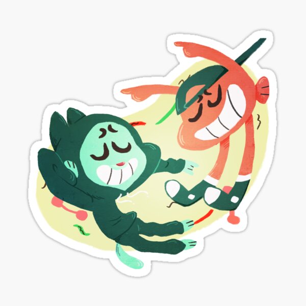 Running Gumball Watterson Sticker - Sticker Mania