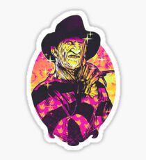 Neon Horror: Freddy Sticker