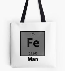 Iron Man Pun Tote Bag