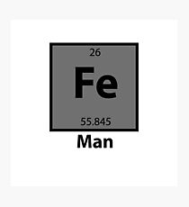 Iron Man Pun Photographic Print