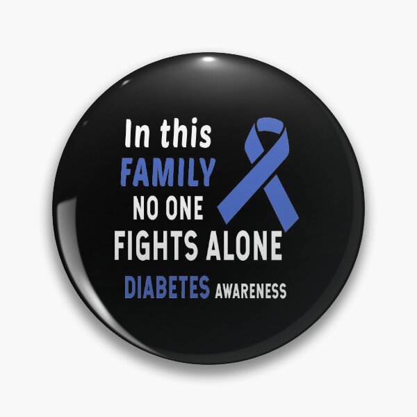 Item preview, In This Family Nobody Fights Alone Diabetes Awareness designed and sold by Color-Sparkle.