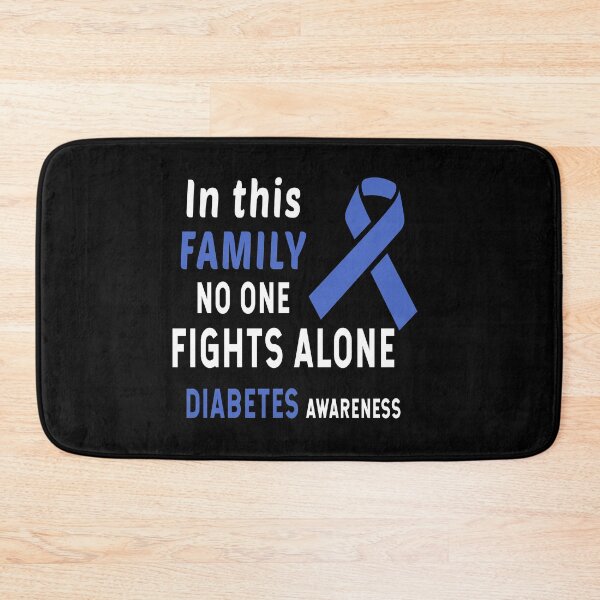 Item preview, In This Family Nobody Fights Alone Diabetes Awareness designed and sold by Color-Sparkle.
