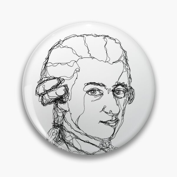 Item preview, Mozart - Continuous Line 01 designed and sold by cisviolin.