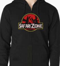 Jurassic Park - Safari Zone Hoodie mit Reißverschluss