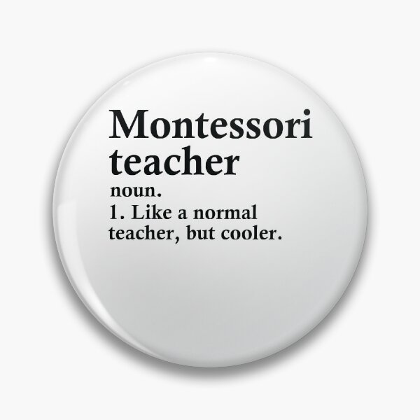 Item preview, Montessori Teacher Definition designed and sold by woodesigner.