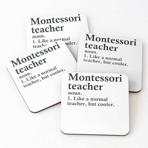 Item preview, Montessori Teacher Definition designed and sold by woodesigner.