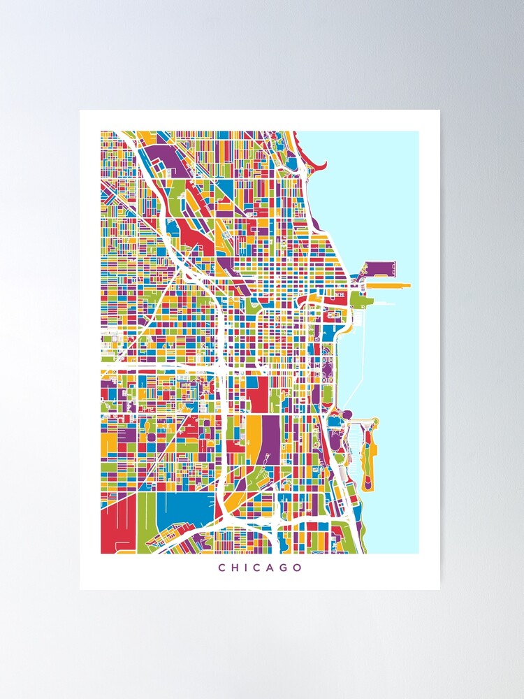 90's CHICAGO シカゴ MAP マップ Tシャツ シングルステッチ