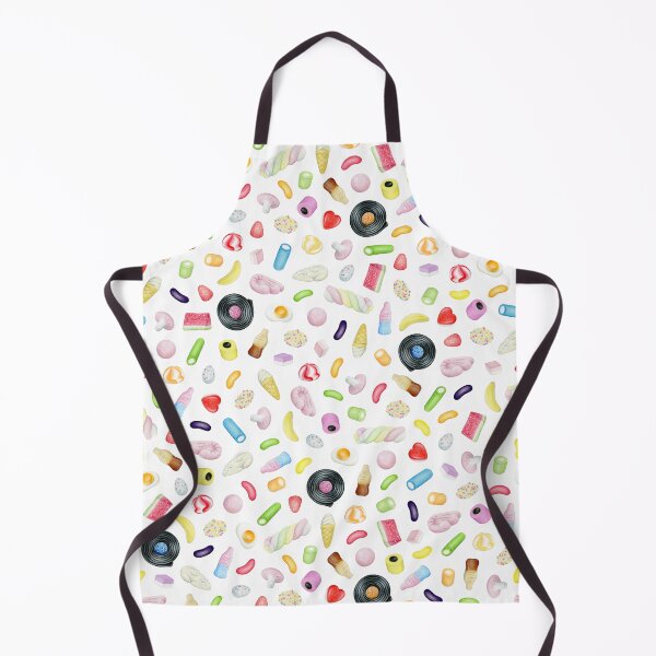 Item preview, Pick and Mix Sweets on a white background pattern designed and sold by HazelFisher.