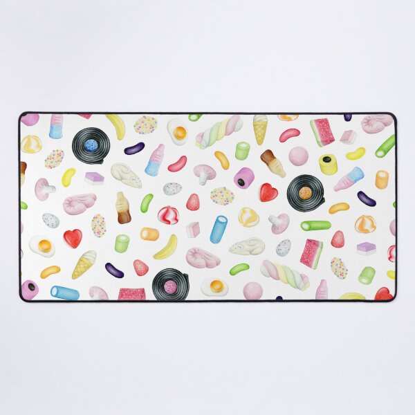 Item preview, Pick and Mix Sweets on a white background pattern designed and sold by HazelFisher.