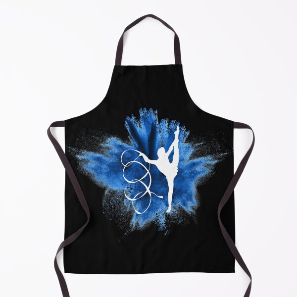 Item preview, Gymnast silhouette blue explosion designed and sold by FurioInc.