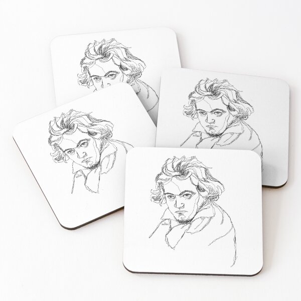 Item preview, Beethoven - Continuous Line 02 designed and sold by cisviolin.