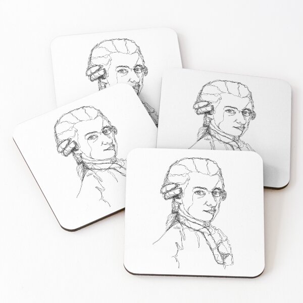 Item preview, Mozart - Continuous Line 01 designed and sold by cisviolin.