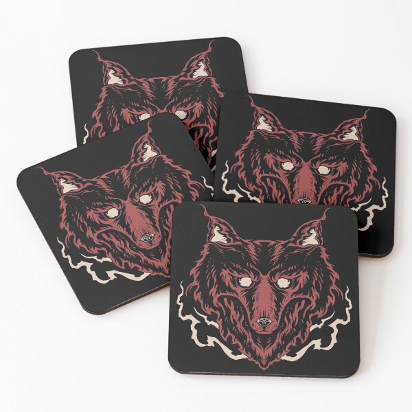 Item preview, Red wolf designed and sold by Dimensiluar.