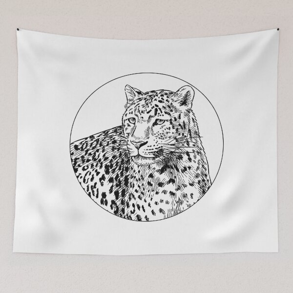 Item preview, Haute Leopard Leopard illustration designed and sold by HauteLeopard.
