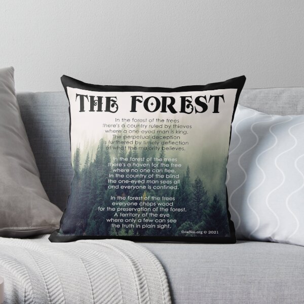 The Forest Throw Pillow