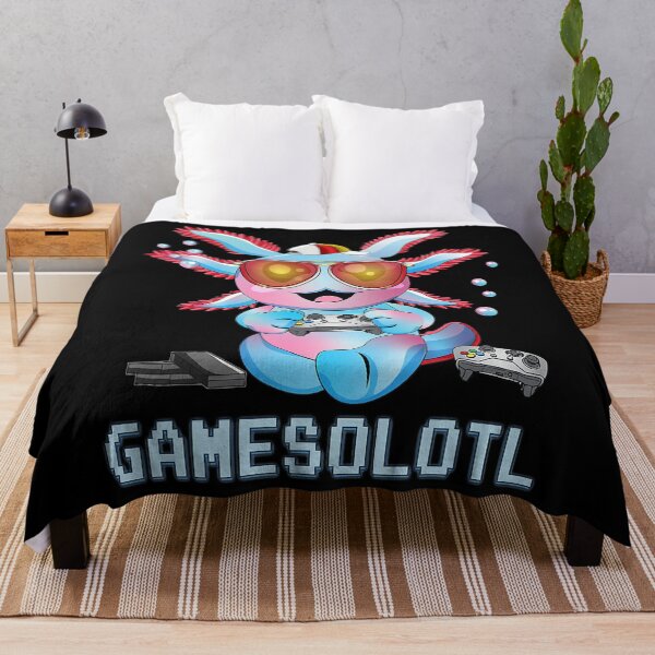 Item preview, Axolotl Shirt Funny Gamer Boys Gamesolotl Plush Pet Kids T-Shirt designed and sold by HarrisDecker.