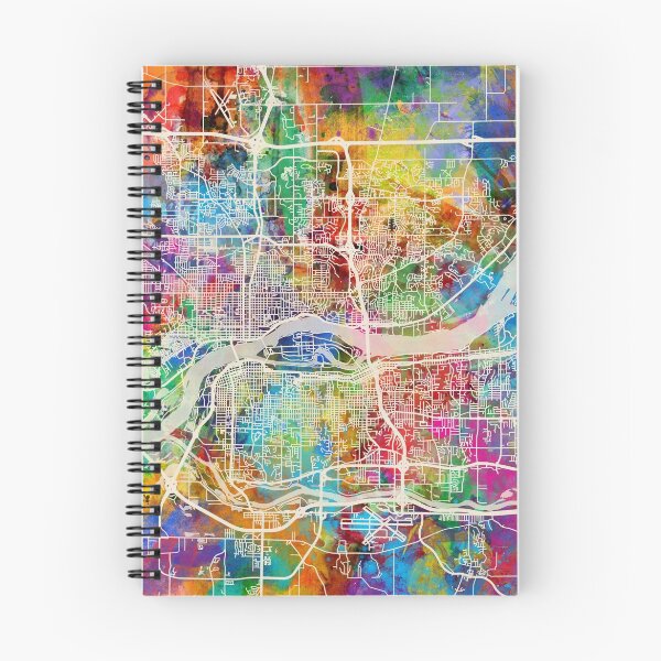 Item preview, Quad Cities Street Map designed and sold by ArtPrints.