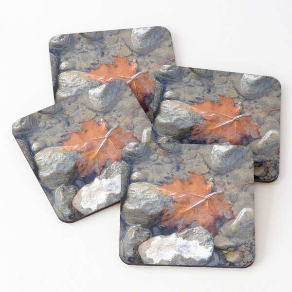 Item preview, Leaf in Lake Tahoe designed and sold by EmyBeeDesigns.