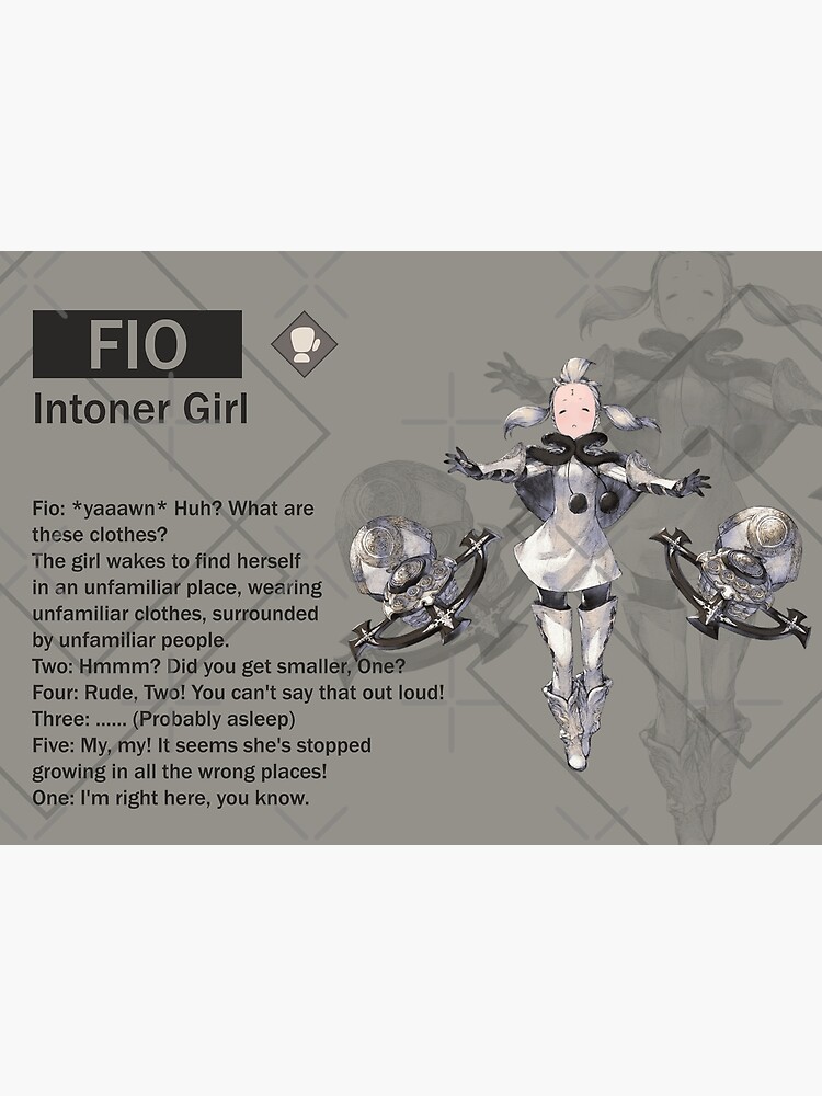 Fio - Simulacrum Girl (Nier Reincarnation) Poster by VelvetZone