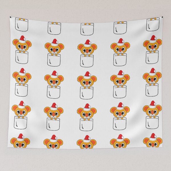 Item preview, CHRISTMAS TEDDY BEAR IN POCKET designed and sold by SamiJanelle.
