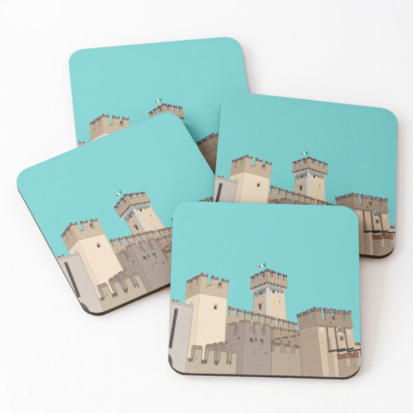 Item preview, Scaligero Castle, Sirmione designed and sold by lunajane.