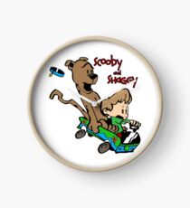Scooby and Hobbes Clock