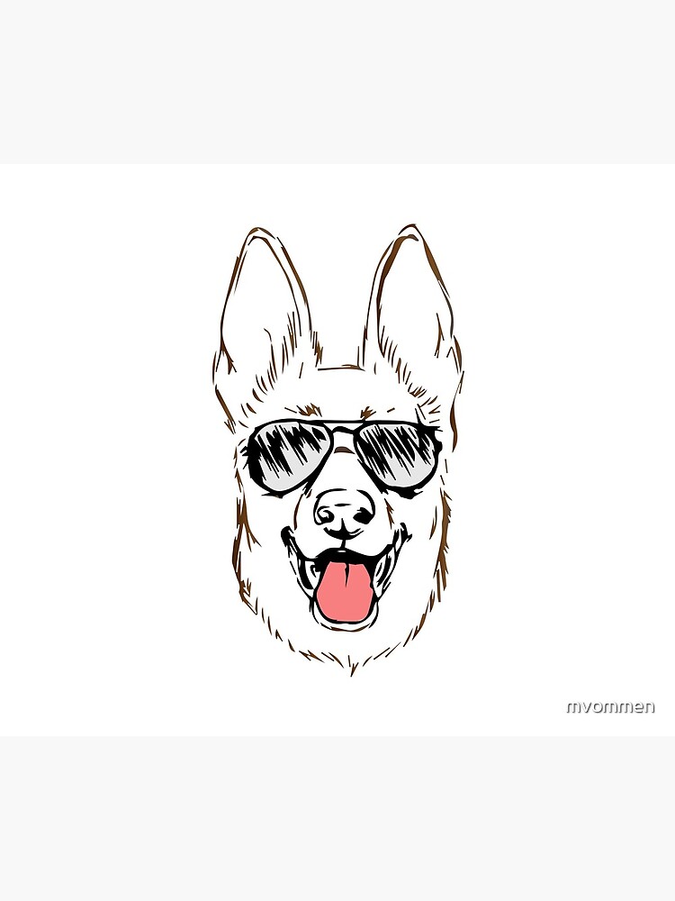 Thumbnail 5 von 5, Mauspad, Undercover GSD designt und verkauft von mvommen.