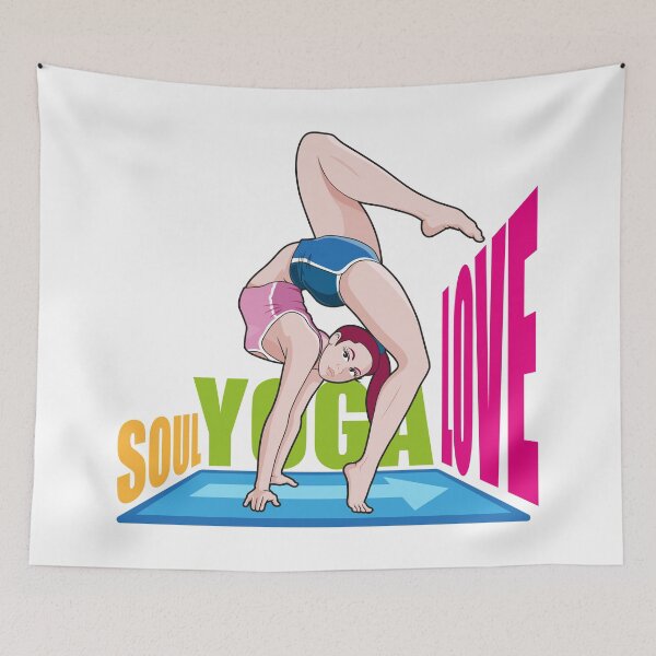 Item preview, Girl doing yoga designed and sold by akiitzu-lm.