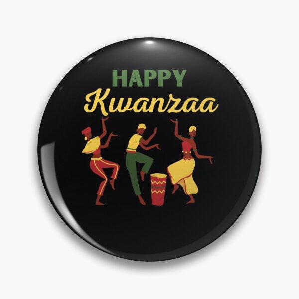 Item preview, Happy Kwanzaa Candles Pattern African American designed and sold by Echo Dusk.